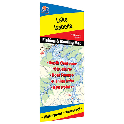 Lake Isabella Fishing Map