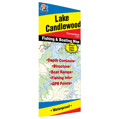 Candlewood Lake Fishing Map