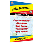 Norman Lake Fishing Map