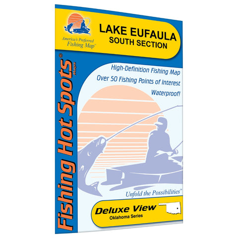 Lake Eufaula South Fishing Map (South of Hwy 9 bridge)