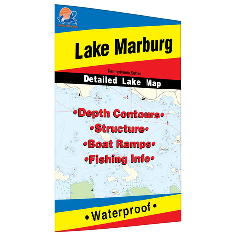 Lake Marburg Fishing Map