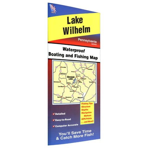 Lake Wilhelm Fishing Map