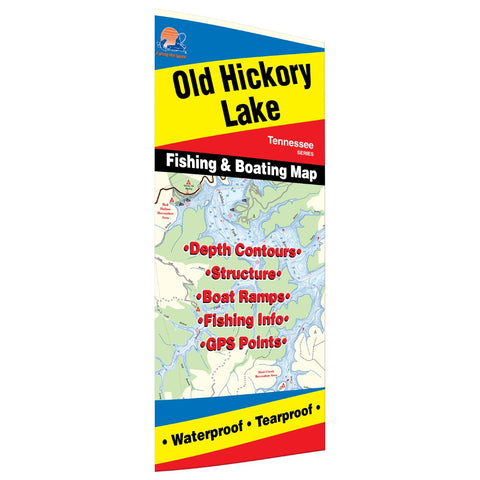 Old Hickory Lake Fishing Map