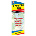 J. Percy Priest Lake Fishing Map