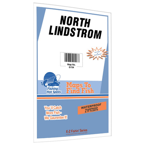 North Lindstrom Lake-Chisago Chain Fishing Map