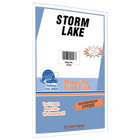 Storm Lake Fishing Map