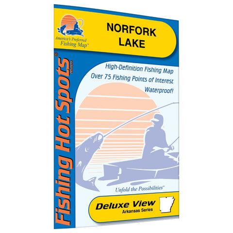 Norfork Lake Fishing Map