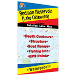 Rodman Reservoir Fishing Map