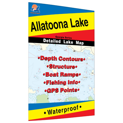 Allatoona Lake Fishing Map