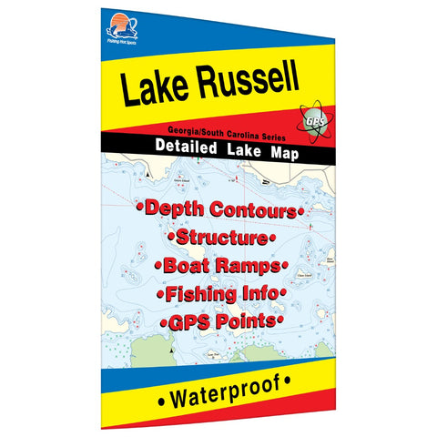Richard B. Russell Lake Fishing Map