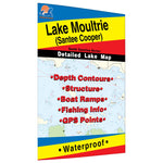 Lake Moultrie Fishing Map (Santee Cooper)