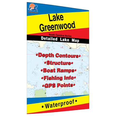 Lake Greenwood Fishing Map