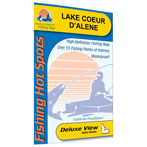 Lake Coeur D Alene Fishing Map