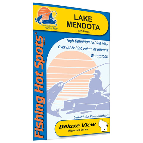 Lake Mendota Fishing Map (Dane Co)