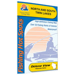 North & South Twin Lakes (Vilas Co) Fishing Map