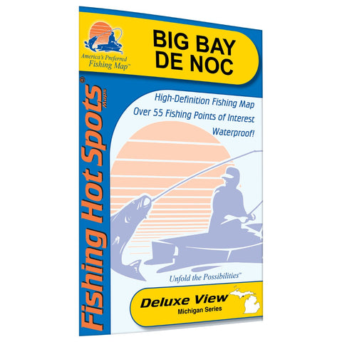 Big Bay de Noc Fishing Map (Michigan)