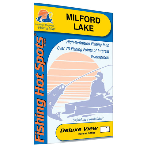 Milford Lake Fishing Map