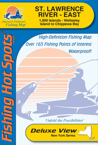 St. Lawrence River East fishing map