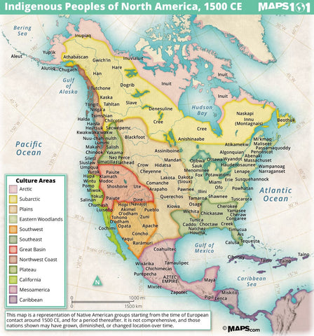 Indigenous Peoples of North America, 1500 CE
