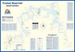 L164 - Truman Reservoir-South (South of Hwy 7) Fishing Wall Map