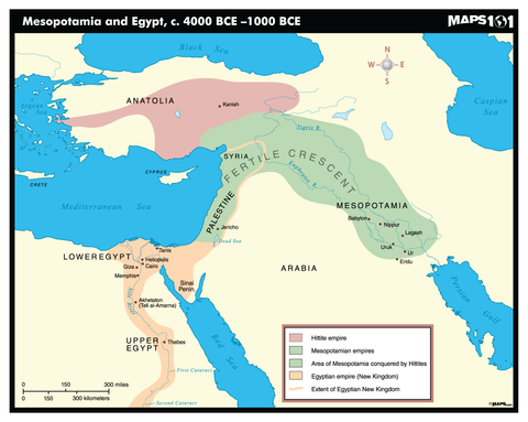 Mesopotamia & Egypt, c. 4000-1000 BCE