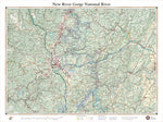 New River Gorge National Park, West Virginia Recreation Map