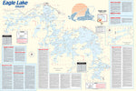 Q280 - Eagle Lake (Ontario) Fishing Wall Map