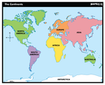 World Map Primary Level