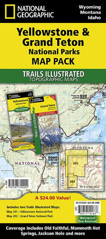 Yellowstone & Grand Teton National Parks : map pack