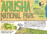 Arusha National Park Map