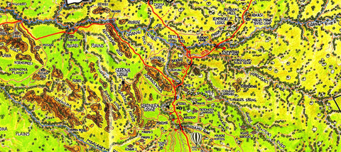 New Map of Serengeti National Park