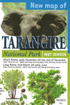 New Map of Tarangire National Park : wet season : dry season