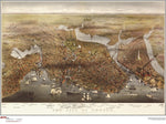 Boston Antique Wall Map