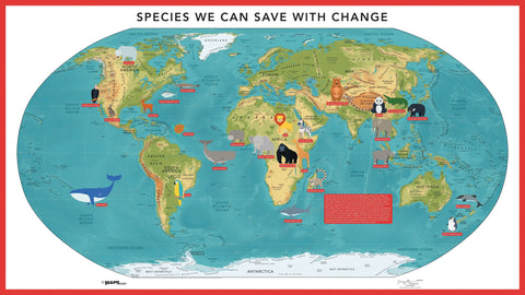 World's Endangered Species Map