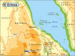 Eritrea Wall Map by Maps.com