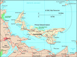 Prince Edward Island, Canada Political Wall Map