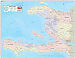Haiti Earthquake Epicenter Wall Map