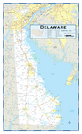 Delaware Highway Wall Map