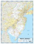 New Jersey Highway Wall Map