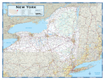 New York Highway Wall Map