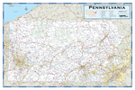 Pennsylvania Highway Wall Map