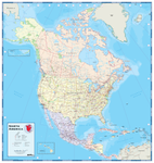 North America Wall Map